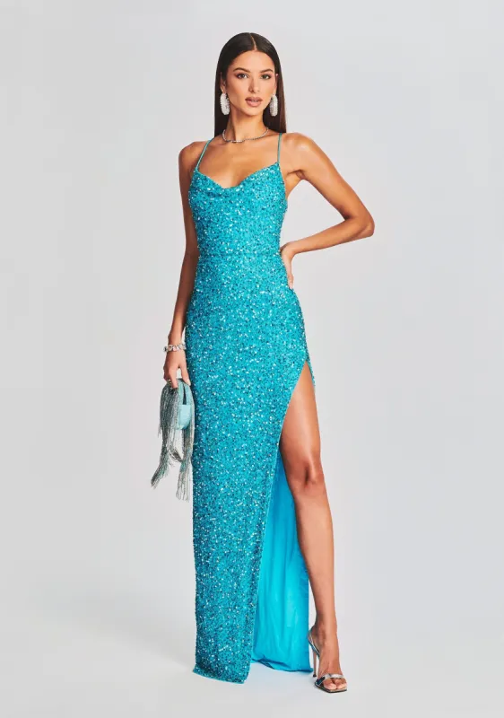 Loretta Sequin Dress sold by Retrofete