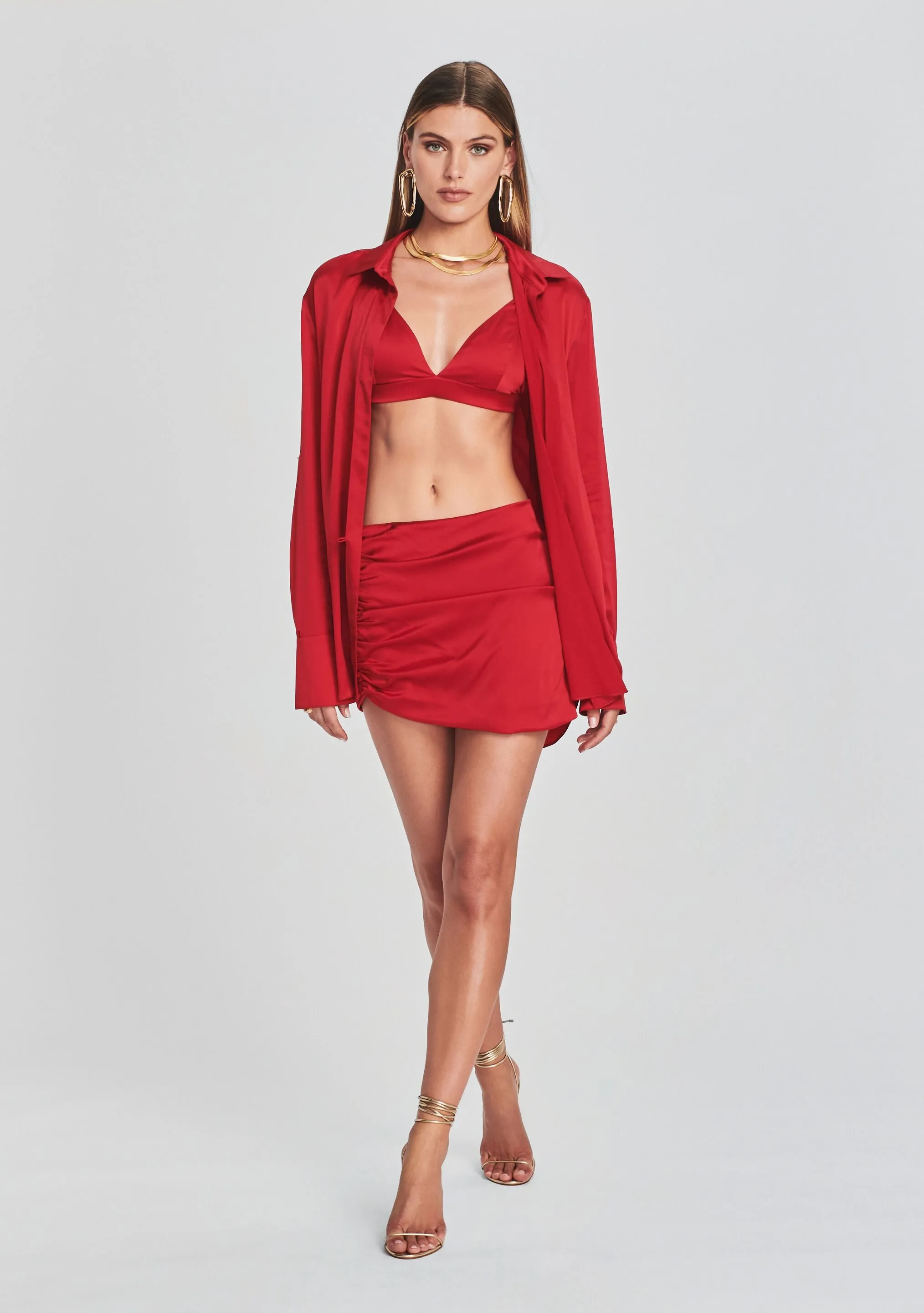 Sapo Silk Mini Skirt sold by Retrofete product image thumbnail 2