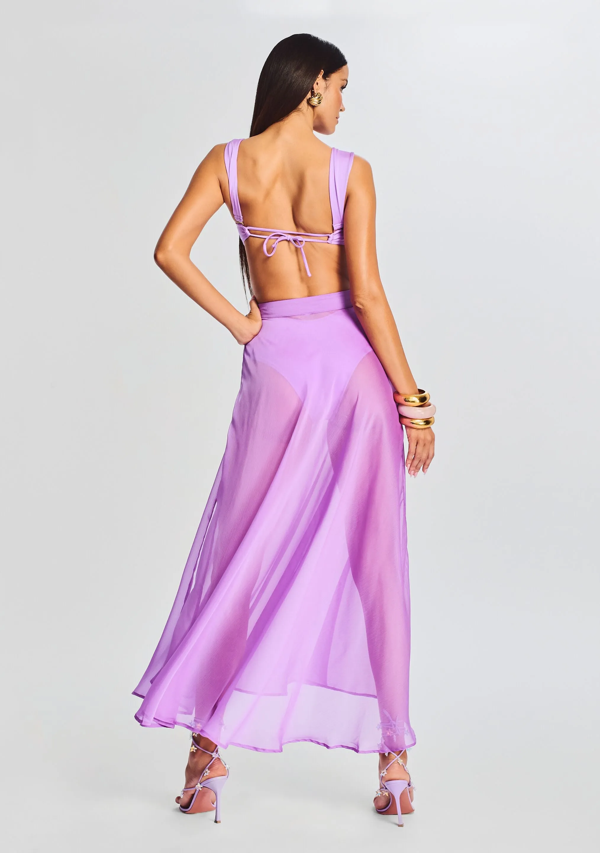 Alaia Long Slit Skirt sold by Retrofete product image thumbnail 4