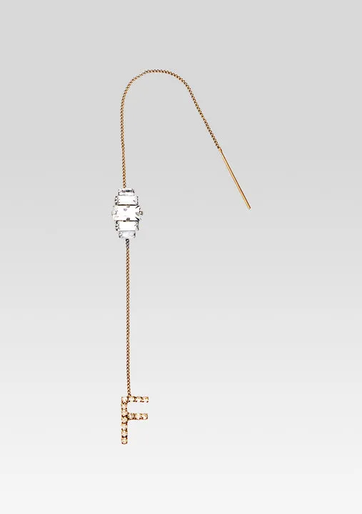 Aster Letter Earring sold by Retrofete