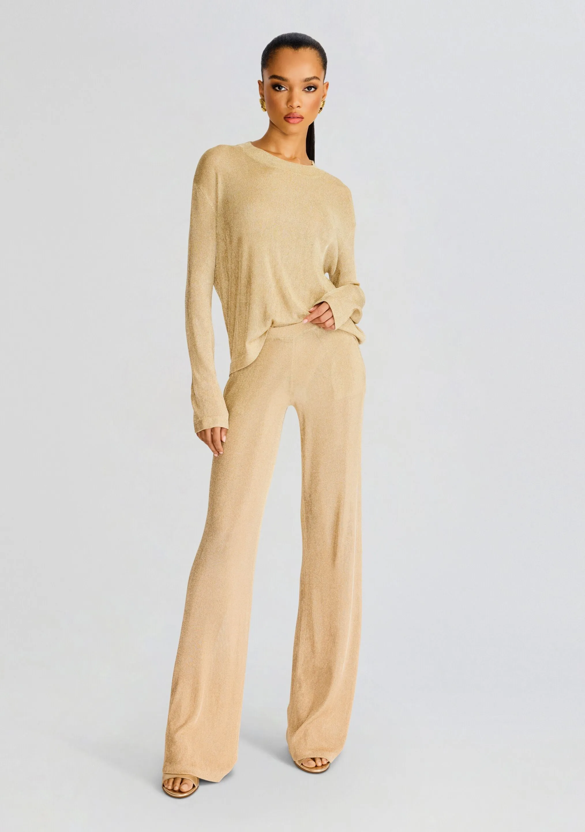 Sheldon Metallic Knit Pant sold by Retrofete product image thumbnail 2