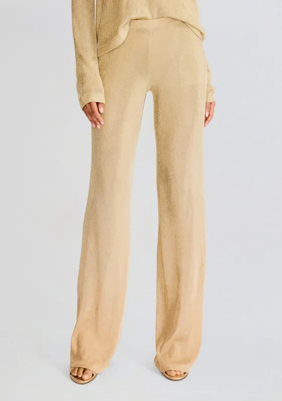 Sheldon Metallic Knit Pant sold by Retrofete