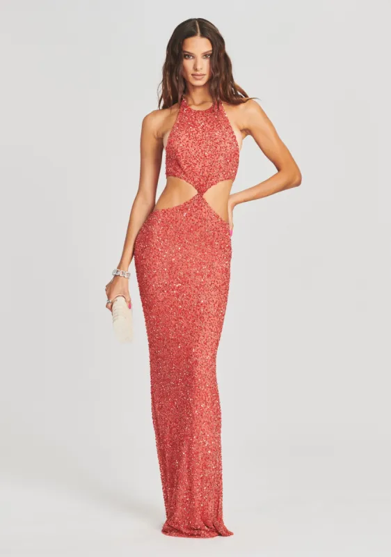 Katerina Sequin Dress sold by Retrofete