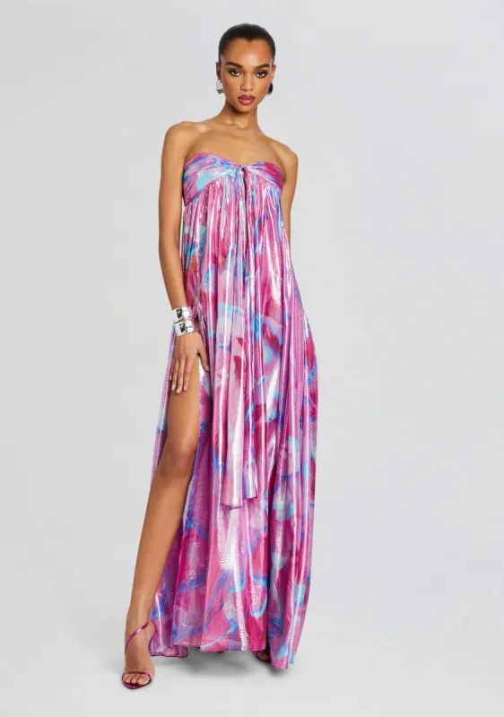 Diondra Silk Dress sold by Retrofete