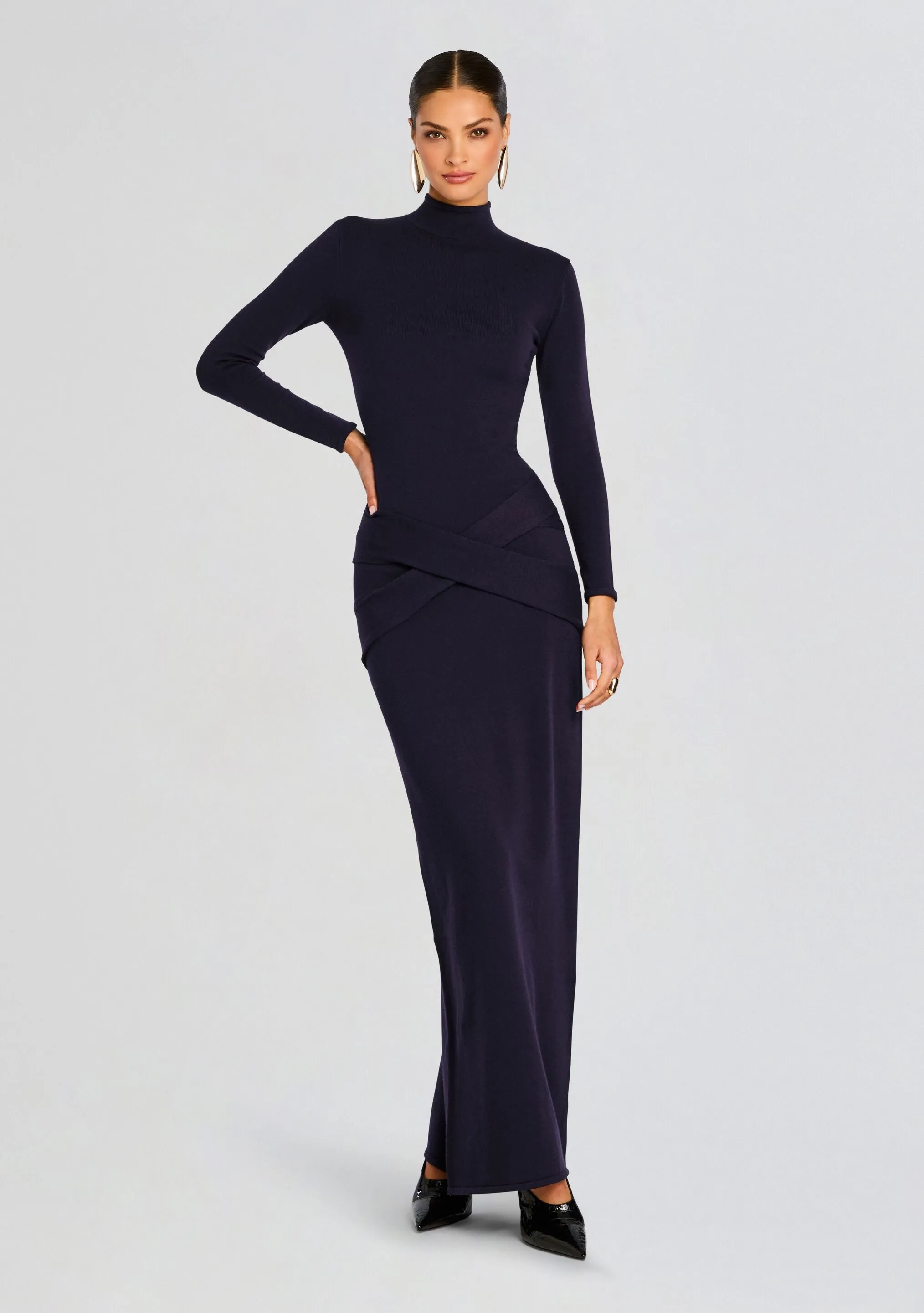 Melonie Knit Maxi Dress sold by Retrofete product image thumbnail 5