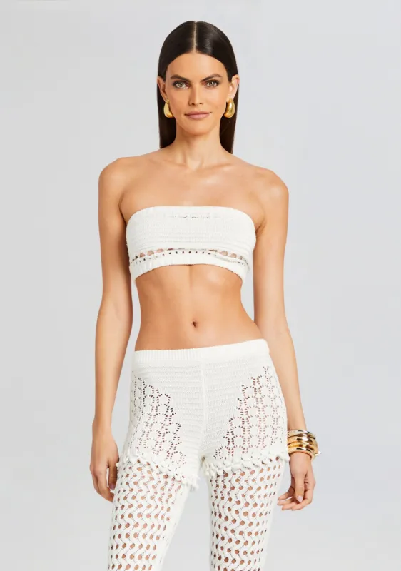 Luiz Knit Crochet Top sold by Retrofete