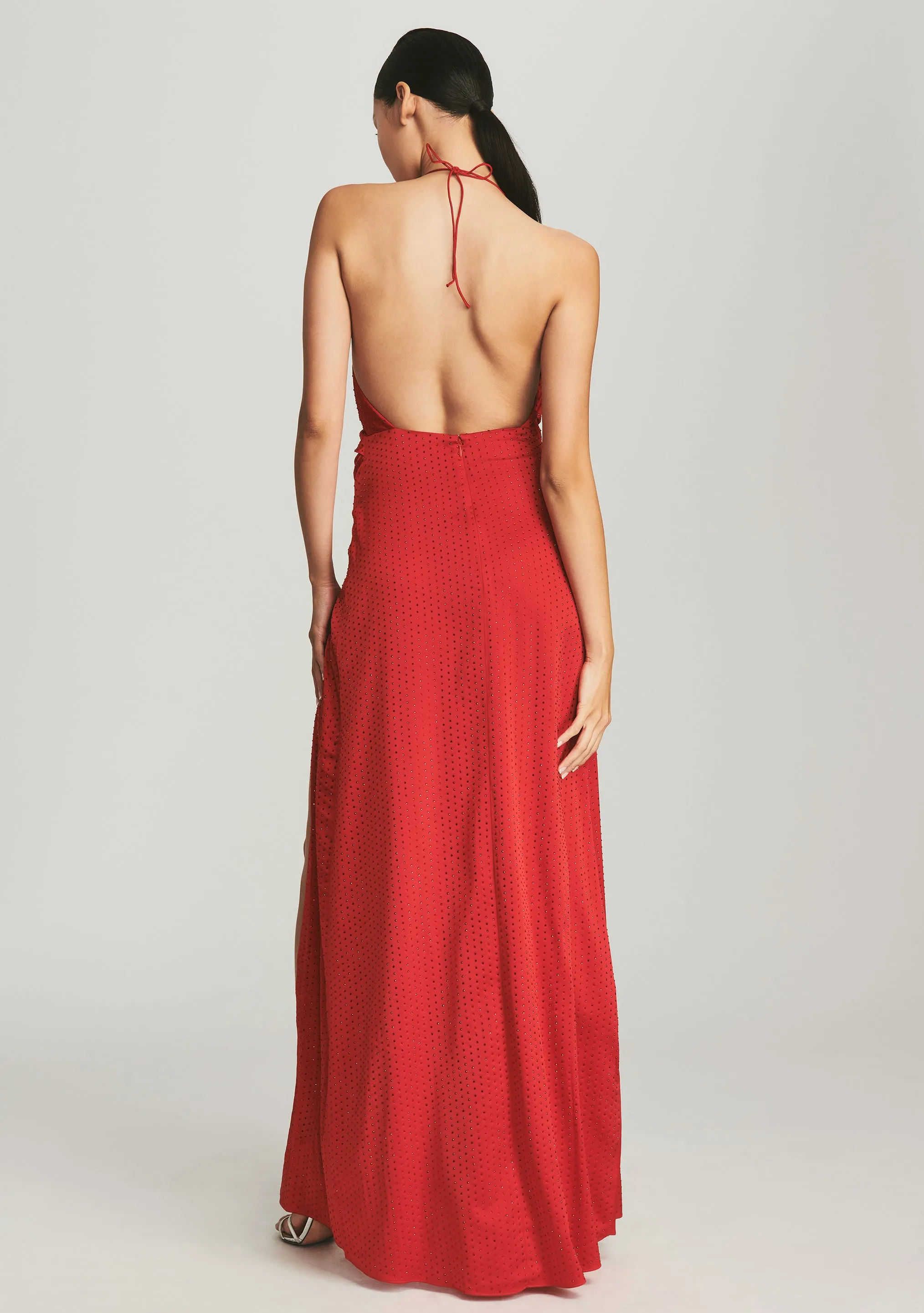 Ceres Embellished Silk Dress sold by Retrofete product image thumbnail 4