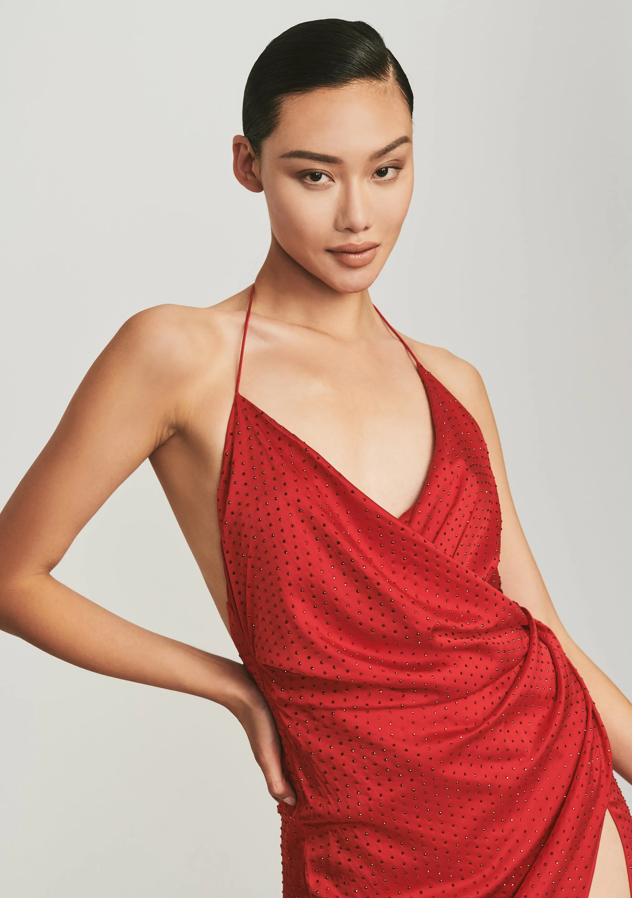 Ceres Embellished Silk Dress sold by Retrofete product image thumbnail 2