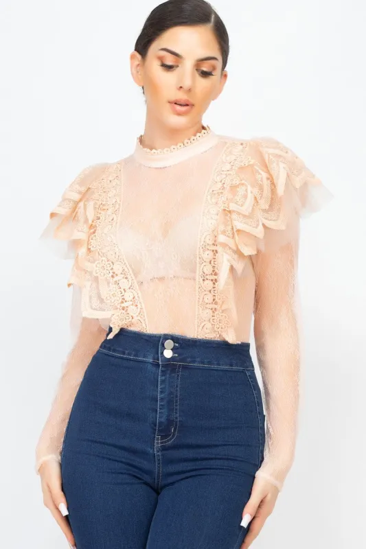Gaga Lace Top sold by Pink Canary