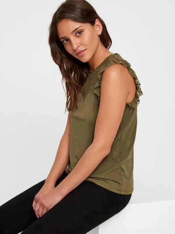 Cece Lace Top sold by Pink Canary