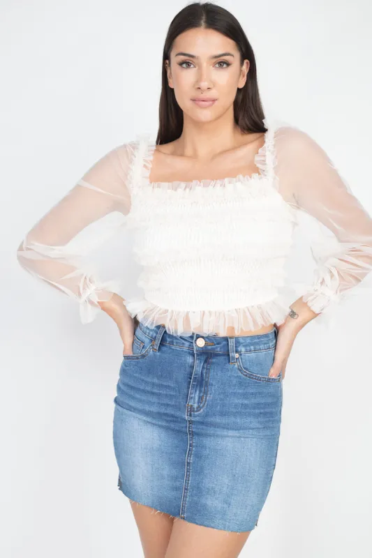 Lenni Mesh Top sold by Pink Canary