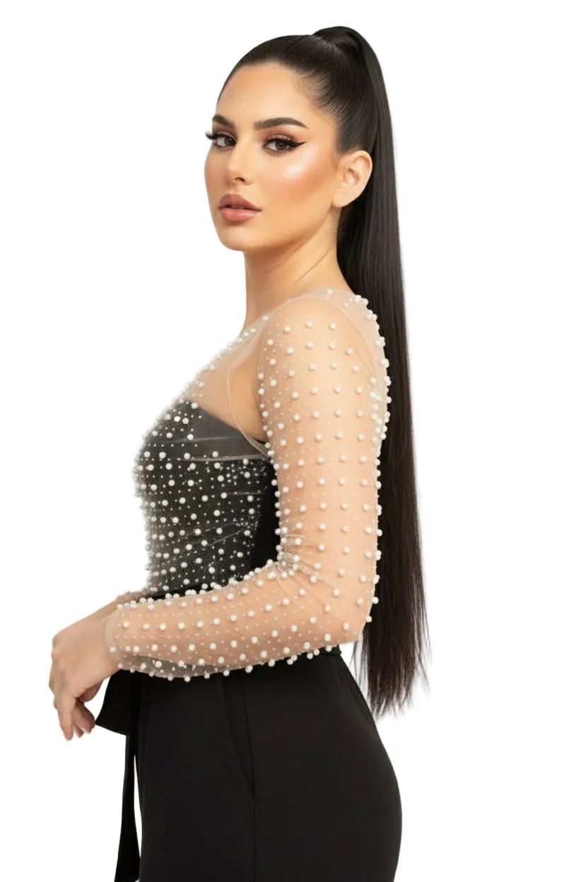 Pearl Sheer Top sold by Pink Canary product image thumbnail 2