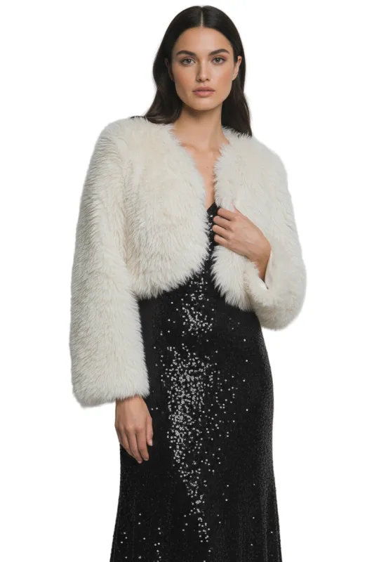 Fur Bolero Coat sold by Pink Canary
