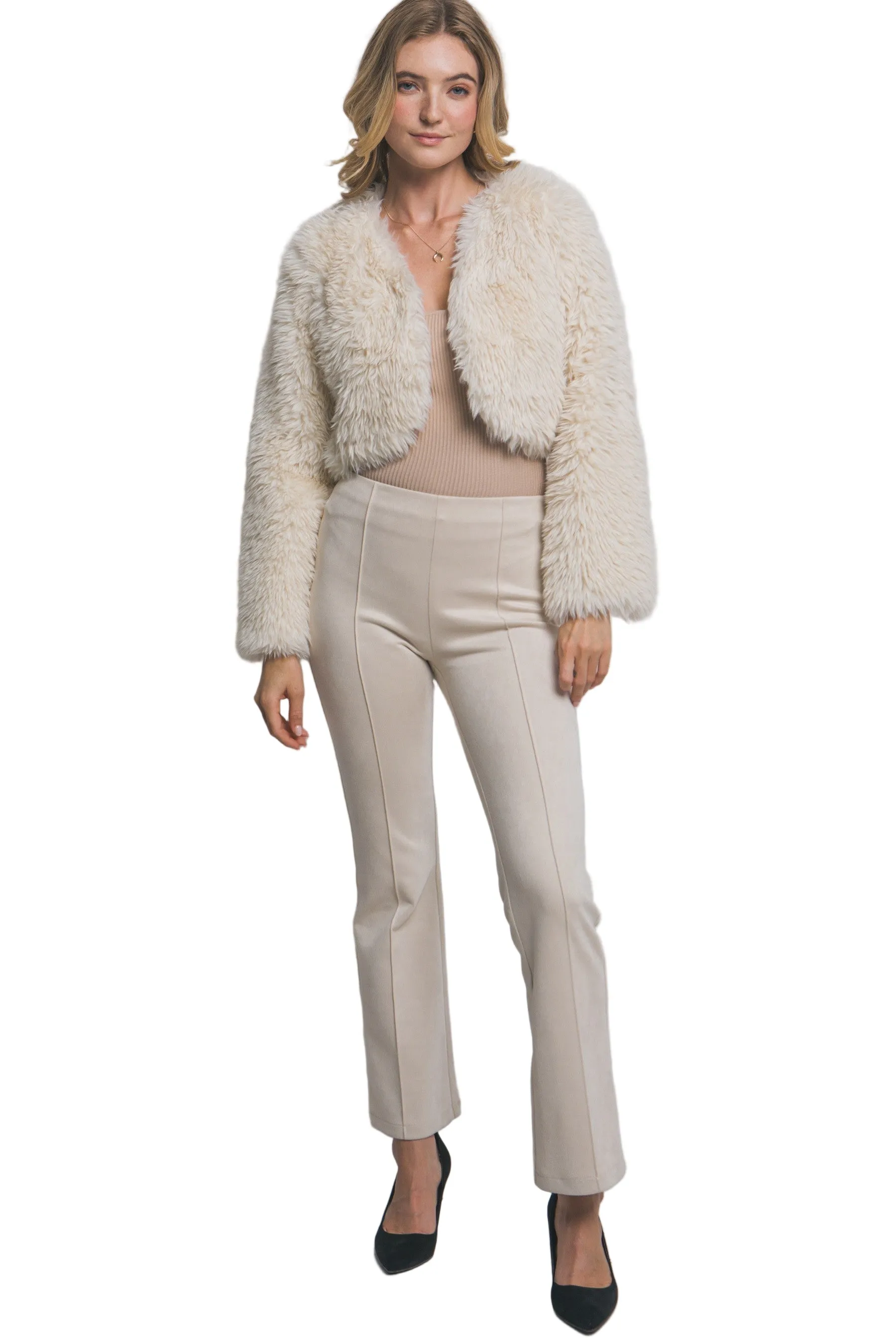 Fur Bolero Coat sold by Pink Canary product image thumbnail 5