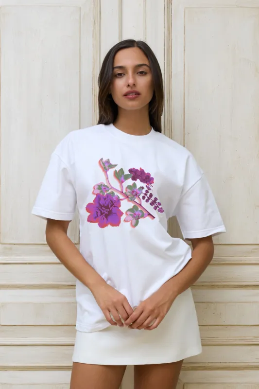 Oversized Tee | Artisan Floral sold by With Harper Lu