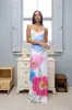 Low Back Maxi Dress | Azure Poppy sold by With Harper Lu