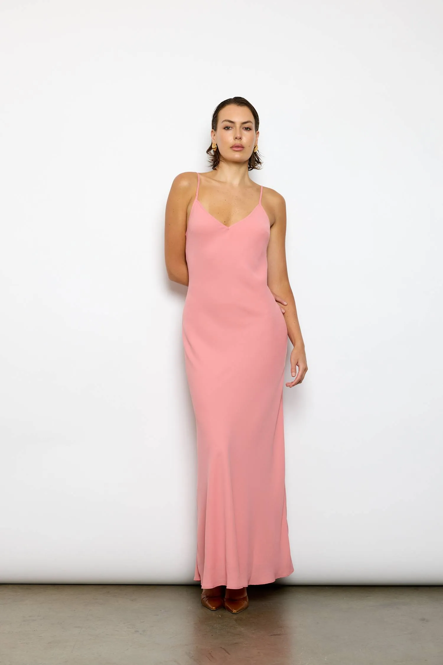 Georgette Maxi Dress | Blush sold by With Harper Lu
