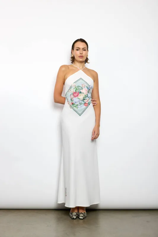 Halter Maxi Dress | Diamond sold by With Harper Lu