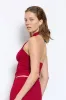 Textured Halter Top | Deep Red sold by With Harper Lu