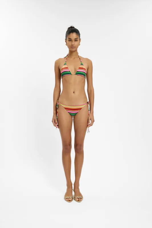 Tie Bottom | Emerald Stripe sold by With Harper Lu