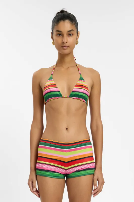 Triangle Top | Emerald Stripe sold by With Harper Lu