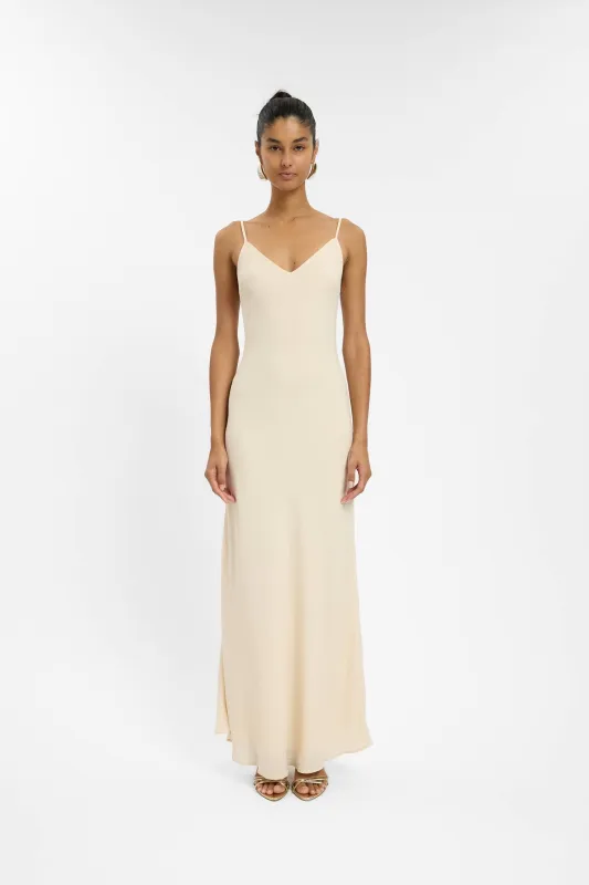 Georgette Maxi Dress | Ivory sold by With Harper Lu