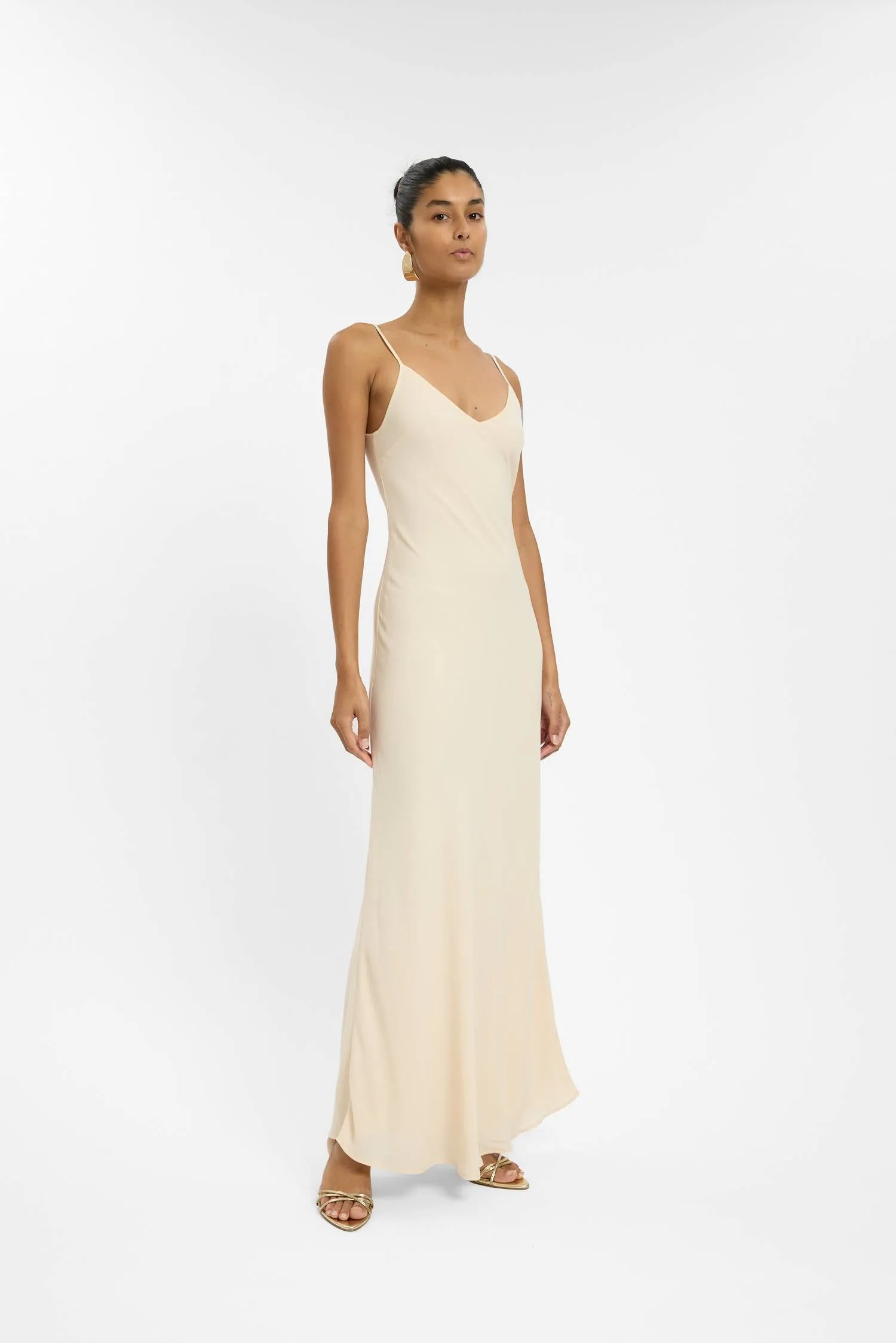 Georgette Maxi Dress | Ivory sold by With Harper Lu product image thumbnail 4