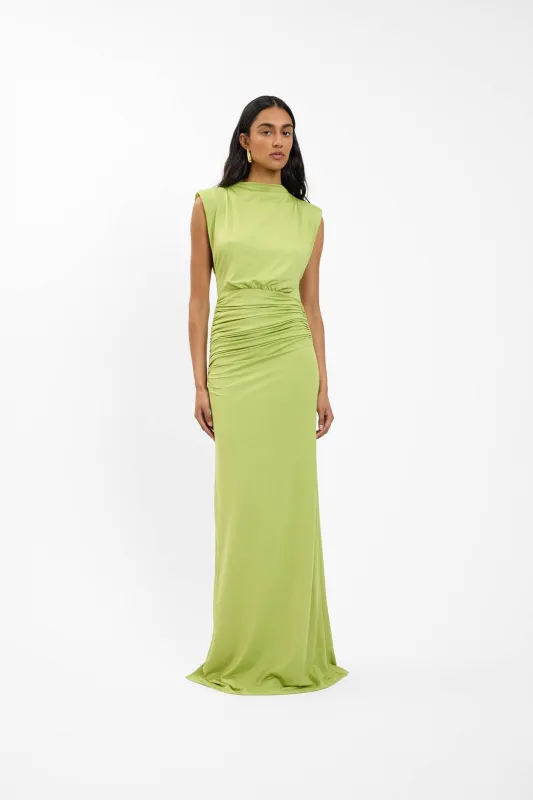Structured Shoulder Gown | Emerald made by With Harper Lu