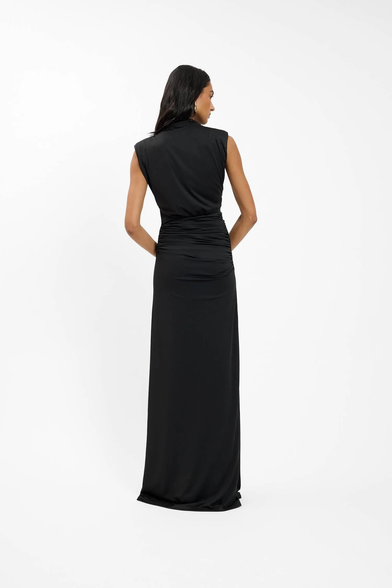 Structured Shoulder Gown | Black sold by With Harper Lu product image thumbnail 2