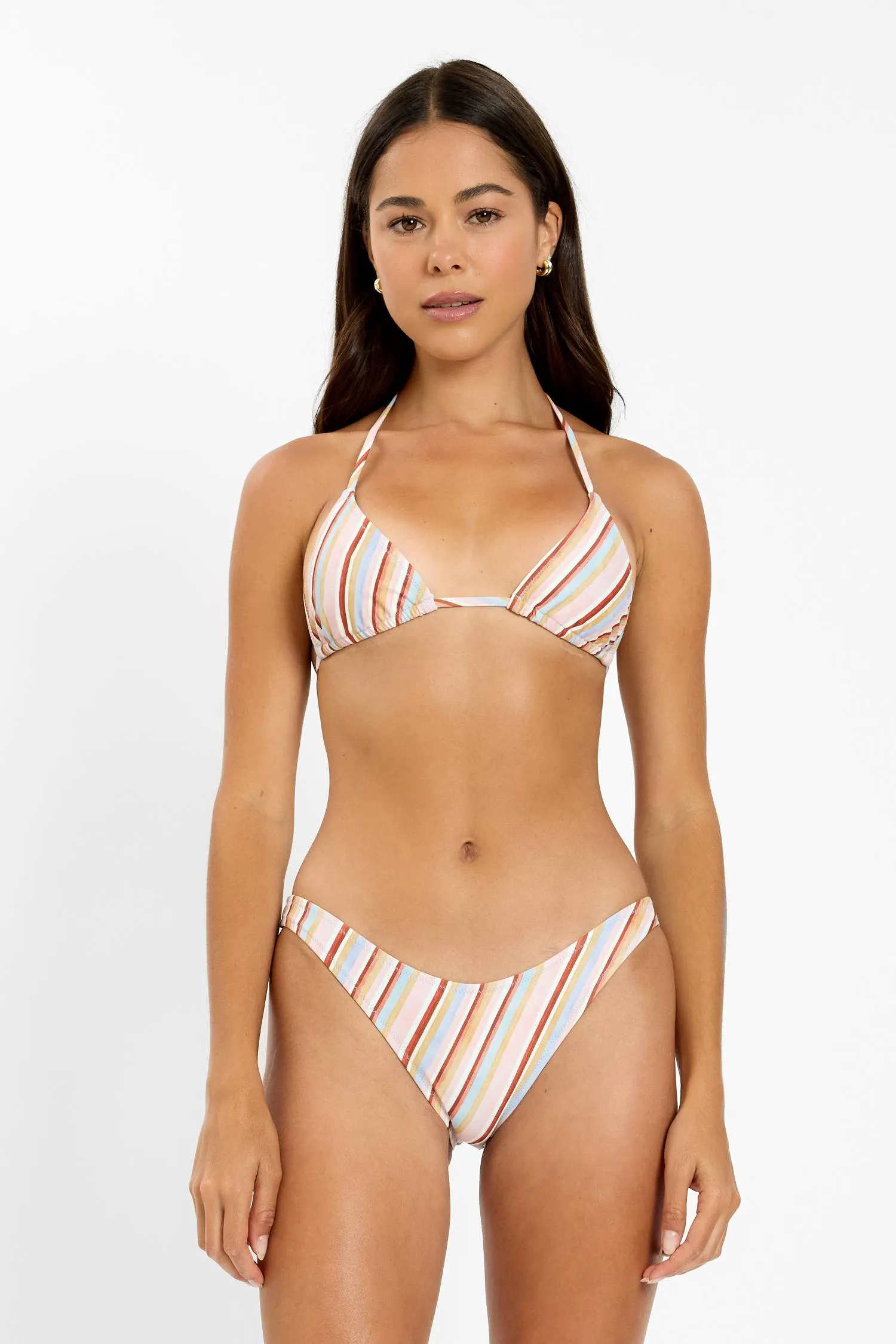 Triangle Top | Blush Stripe sold by With Harper Lu