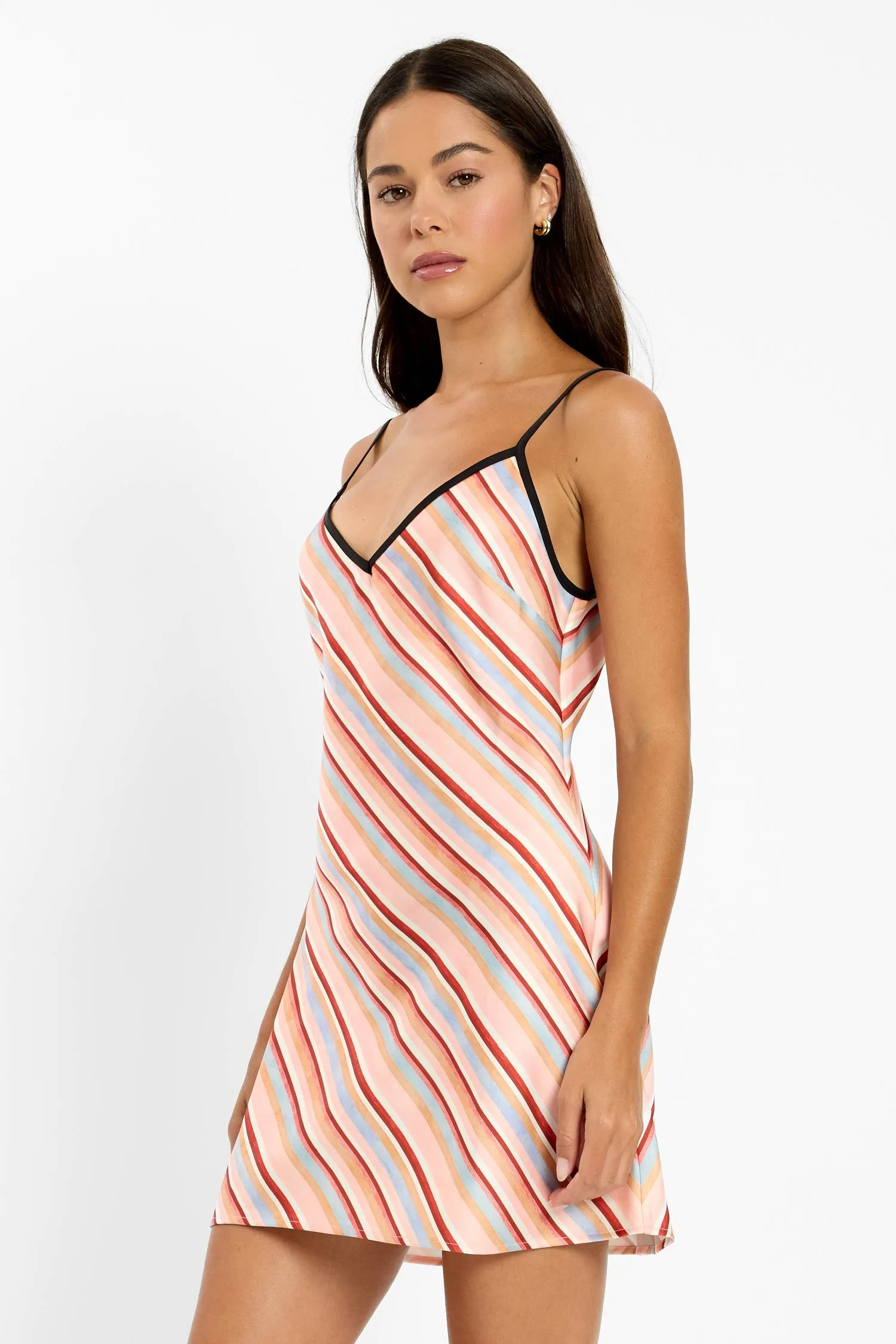 Bias Mini Dress | Blush Stripe sold by With Harper Lu product image thumbnail 3