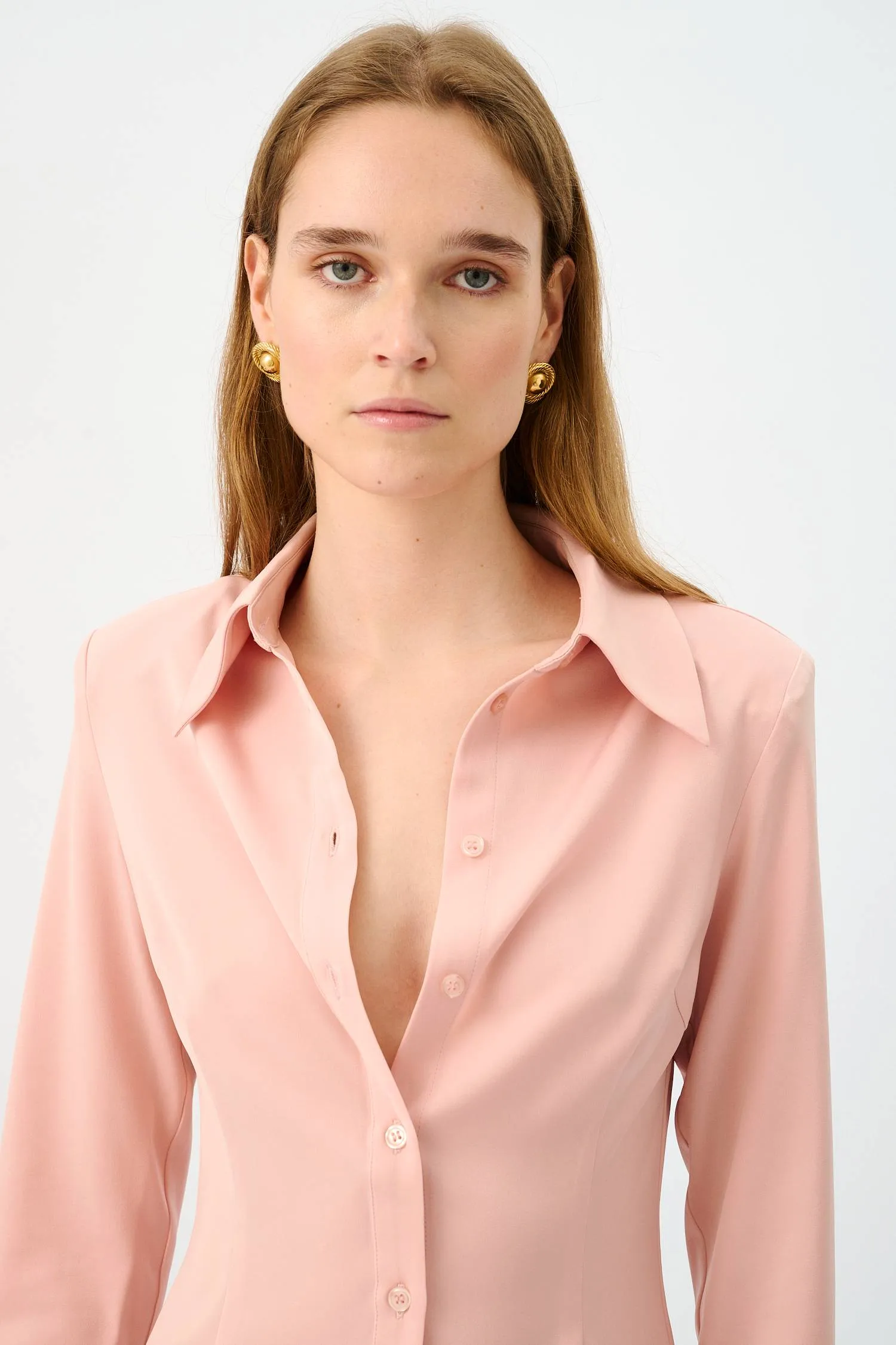 Structured Shirt | Musk sold by With Harper Lu product image thumbnail 3