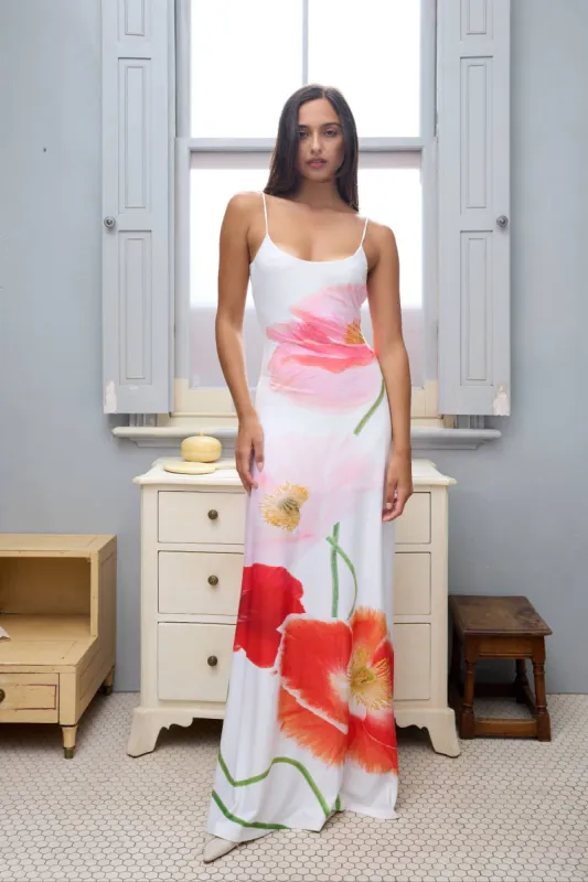 Low Back Maxi Dress | Citrus Poppy sold by With Harper Lu