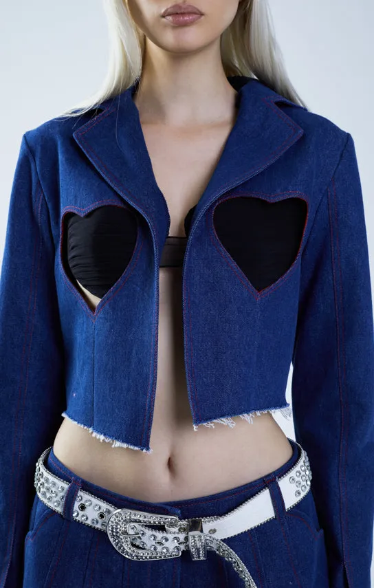 Ms. Heart Cut-Out Suit sold by Stolen Stores product image thumbnail 4