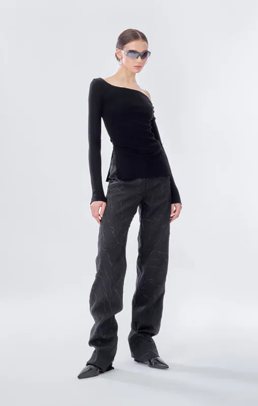 Ms. Godet Wrinkled Effects Pants sold by Stolen Stores