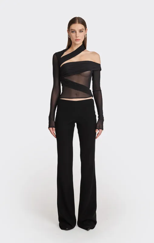 Jersey Wrap Top made by Stolen Stores