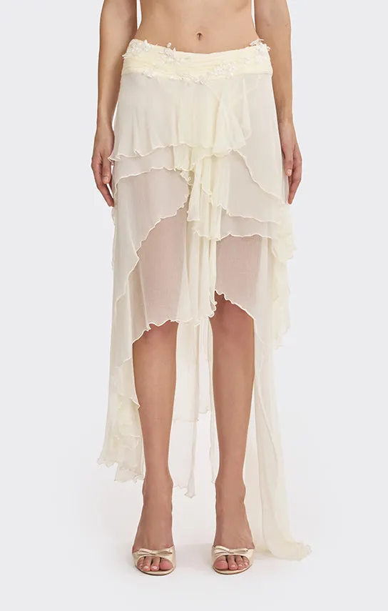 Fairy Layered Maxi Skirt (Lace) sold by Stolen Stores