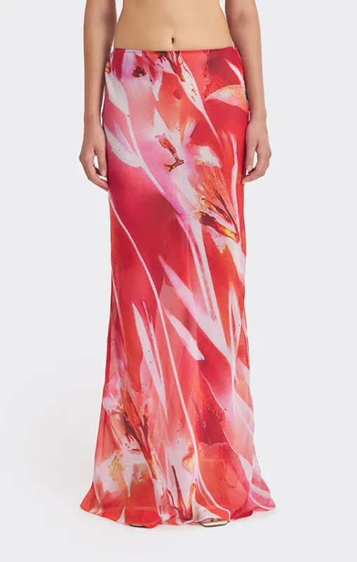 Classic Low Waist Maxi Skirt (Exclusive Print) sold by Stolen Stores