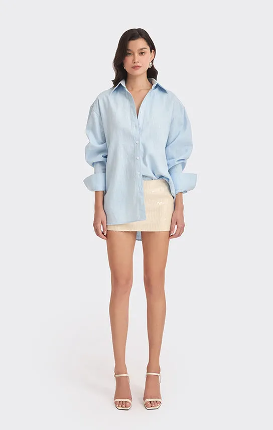Oversized Linen Shirt sold by Stolen Stores