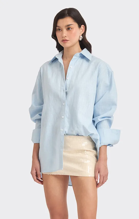 Oversized Linen Shirt sold by Stolen Stores product image thumbnail 4