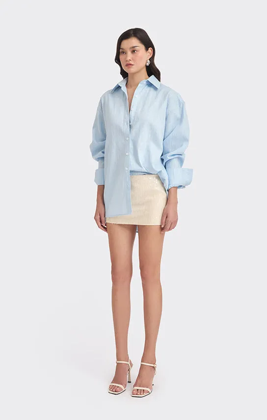 Oversized Linen Shirt sold by Stolen Stores product image thumbnail 3