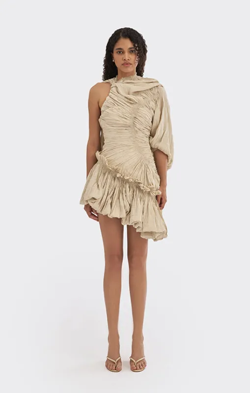 Art Pieces - Hand-Draped Mini Dress made by Stolen Stores