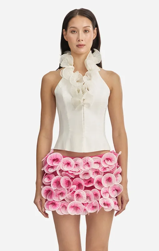 Spiral V Neck Top made by Stolen Stores