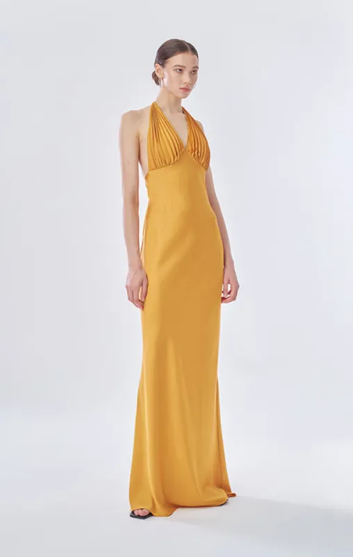 Ms. Pleat Maxi Dress sold by Stolen Stores