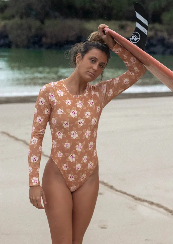 Long Sleeve Surf One Piece - Butterum sold by Lokahi Swimwear