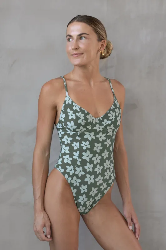 Peregian One Piece - Moon Flower sold by Lokahi Swimwear