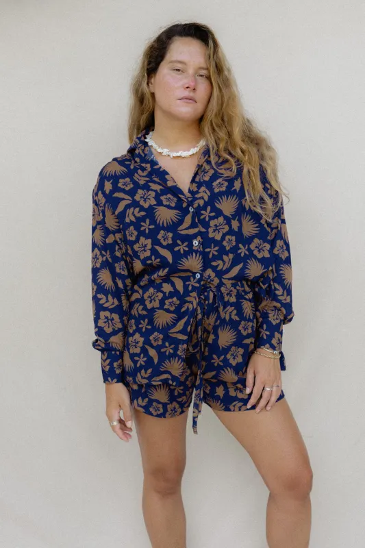 Zephyr Shirt - Deep Blue sold by Lokahi Swimwear