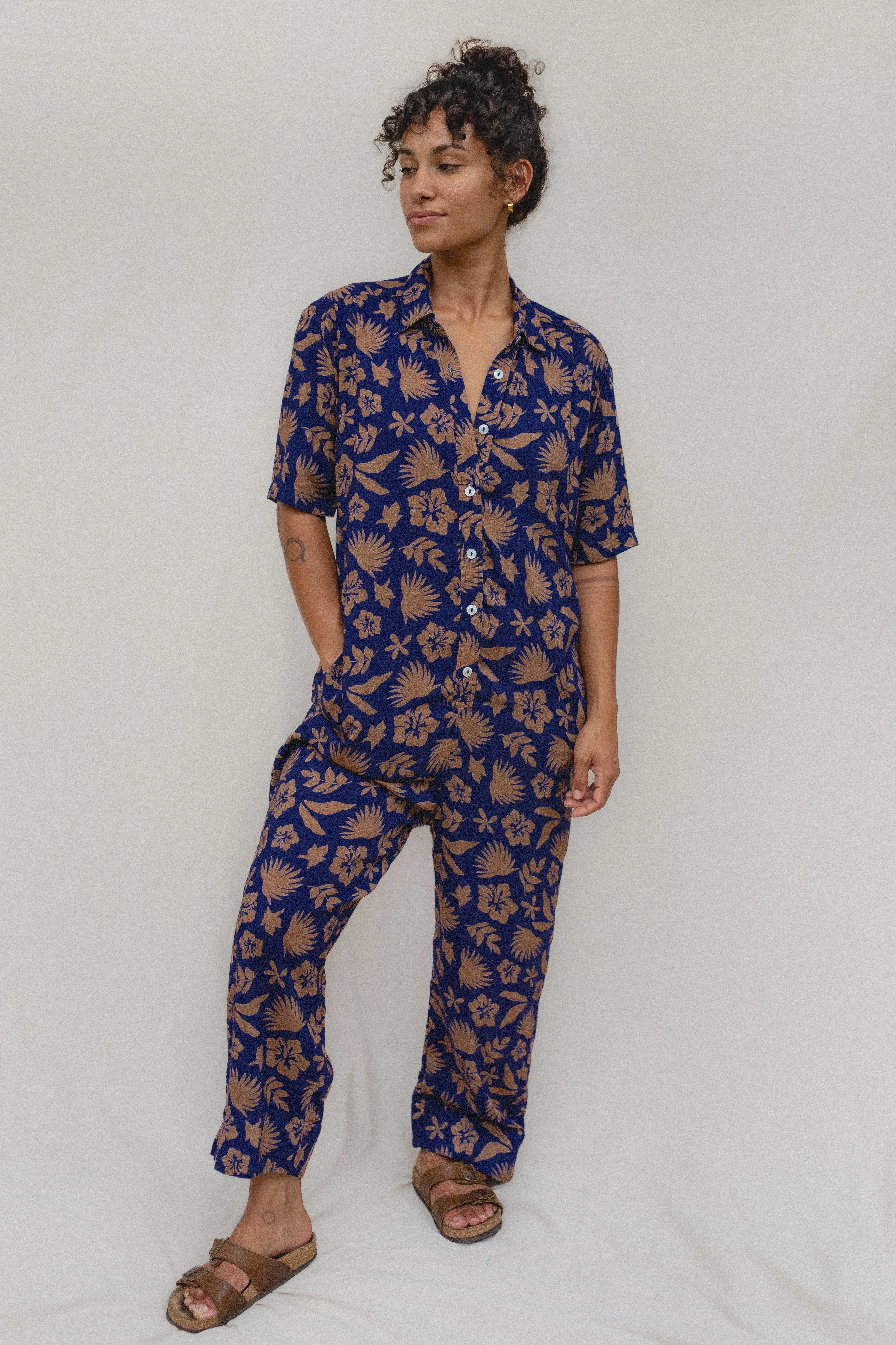 Billy Jumpsuit - Deep Blue sold by Lokahi Swimwear