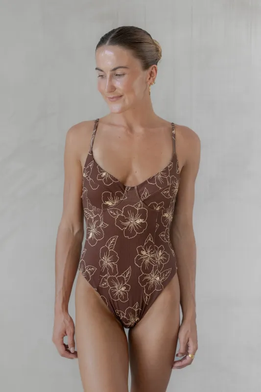 Peregian One Piece - Kona sold by Lokahi Swimwear