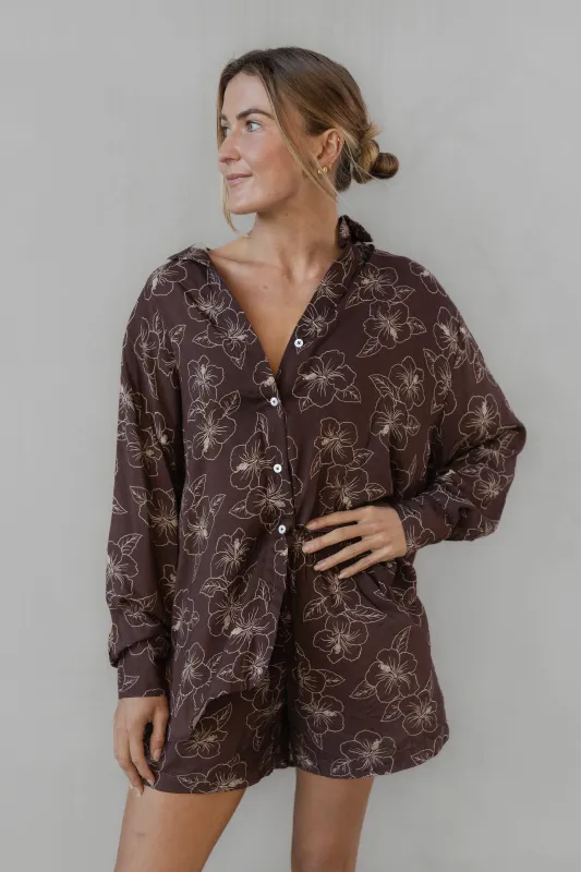 Zennor Shorts - Kona sold by Lokahi Swimwear